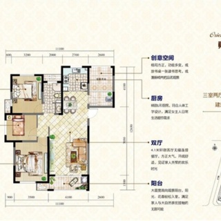 淮矿东方蓝海三居室