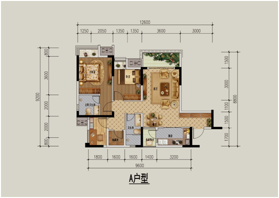 康桥融府a户型