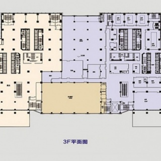 永和龙子湖中央广场3层平面图