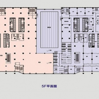 永和龙子湖中央广场5层平面图