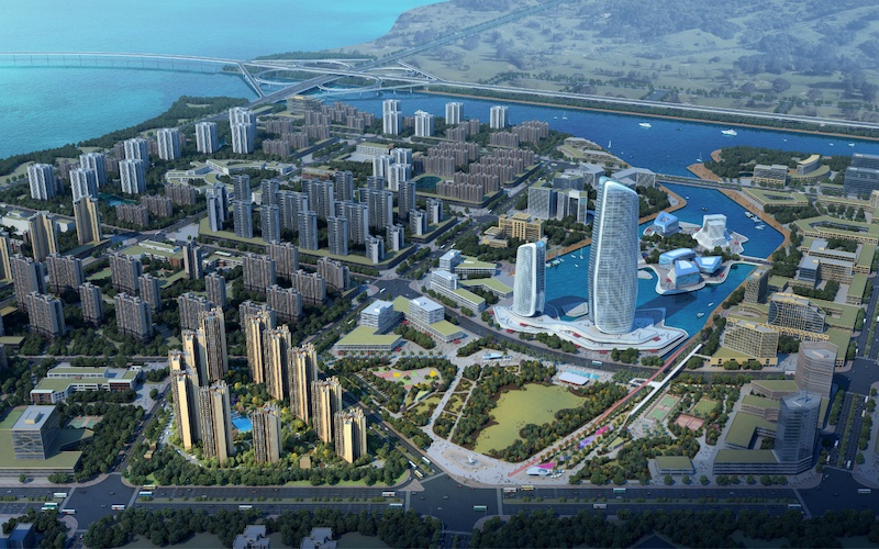 航空城效果图 航空城正处金湾交通枢纽,周边交通便利,海陆空全维度贯穿,快速接驳三轨(广珠城轨珠机支线、广佛江珠城轨、广珠铁路),占据四桥(珠海大桥、香海大桥、洪鹤大桥、金海大桥),畅通五路(港珠澳大桥延长线、江珠高速、机场高速、机场北路、机场东路),珠海机场10分钟车程,澳门国际机场、香港国际机场、深圳国际机场、广州国际机场一小时即达,更有广珠海东西部BRT贯穿全境,与机场、港口共同构建海陆空交通体系,1小时迅达珠三角核心城市。 比肩主城配套,奢享品质生活 10万体育公园,8万滨湖景观长廊,4000亩金