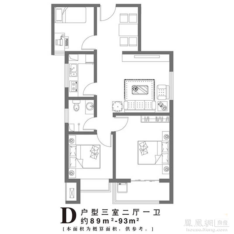 良城逸景2期,良城逸景2期0室0厅0㎡户型图,朝向-石家庄凤凰网房产