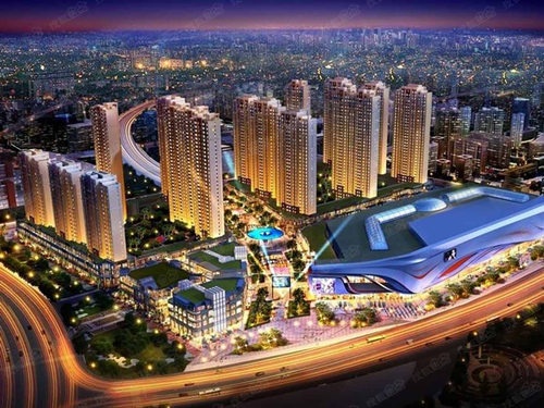 喜封金鼎慢赏生活 万达商业封顶仪式活动即将