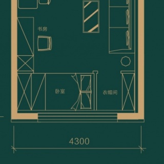C3户型：一室一厅一卫