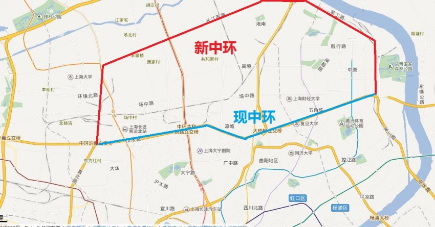 而军工路高架后续将进一步衔接规划中的长江(西)路高架,沪太路高架