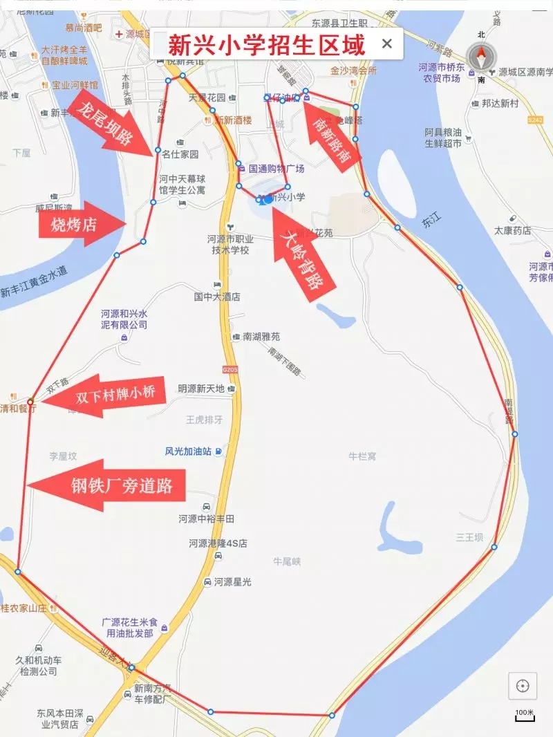 最全学位划分 河源市区公办初中小学招生区域