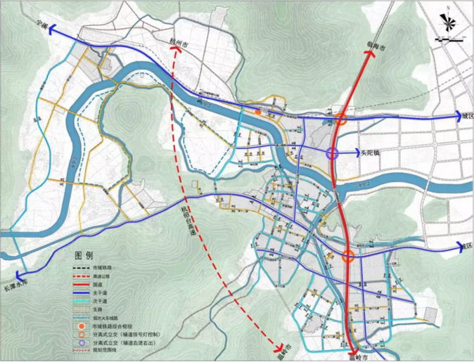 道路交通规划图北洋镇城总体规划修编通过市政府审批,这一利好消息对