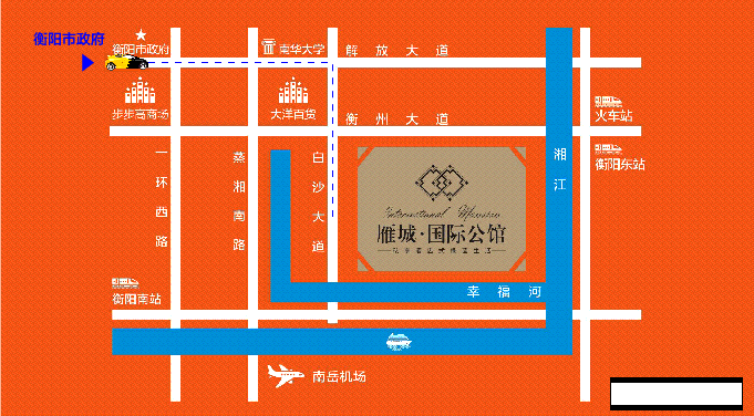 雁城国际公馆规划图