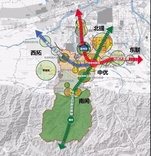 大西安2050空间发展战略规划首次明确纳咸阳渭南杨凌为规划范围