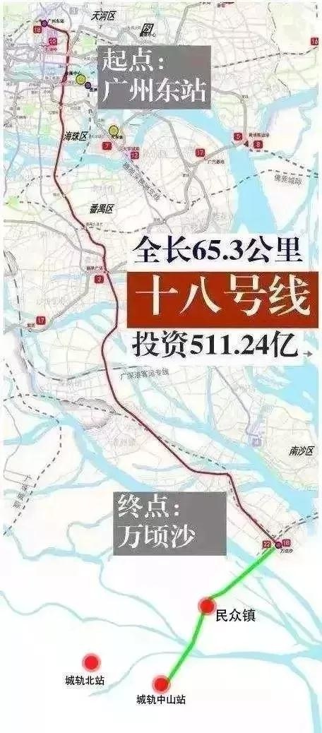 重磅广州地铁18号线延伸至清远中山珠海
