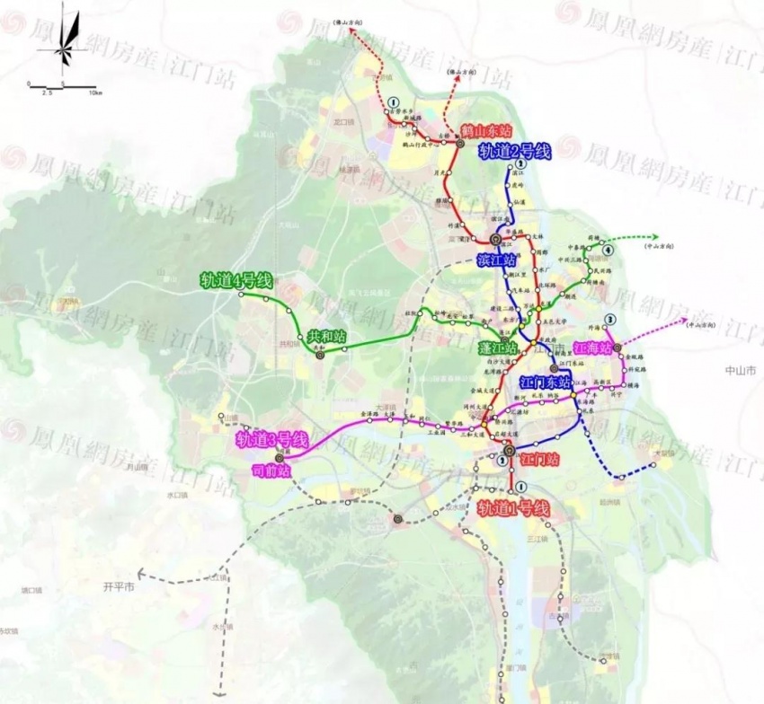 今年3月,江门曾公布过《江门市综合交通一体化规划(2018-2035)》,其中