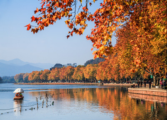 (西湖秋景)