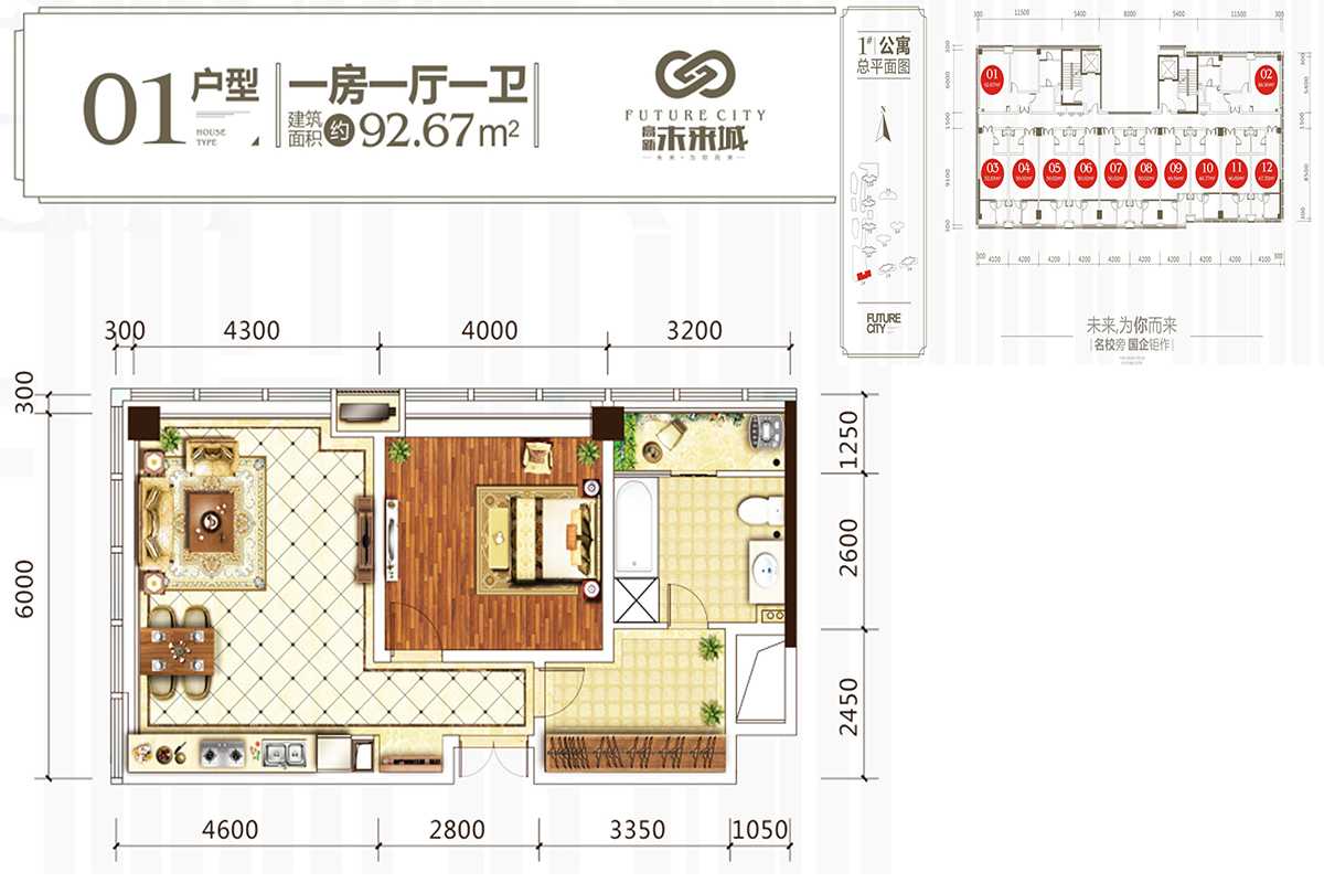 户型信息 融冠乐城 对比字段 融冠乐城 衡阳高新未来城 户型举例 融冠