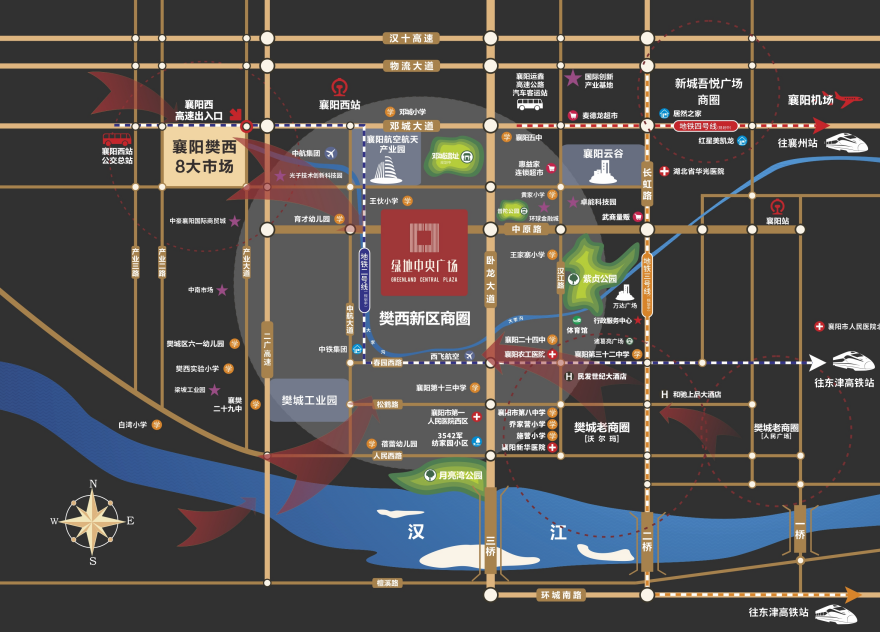 襄阳绿地中央广场