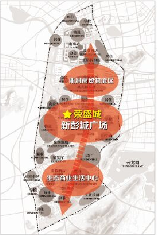 (淮海新城规划图)