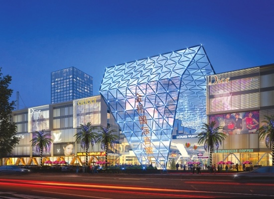 金桥国际市场集群效果图.