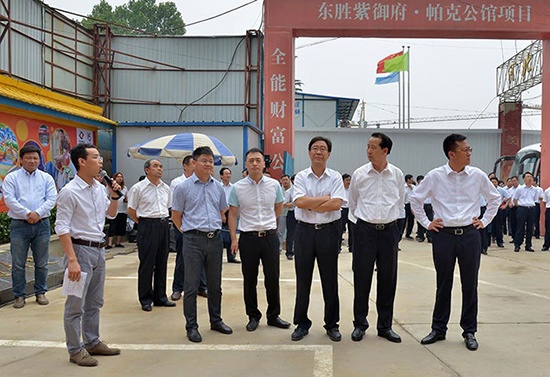 石家庄市政府领导视察东胜悦享天地项目