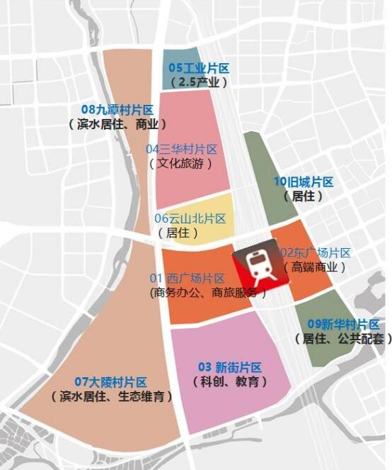 广州北站新城整体规划研究范围为:东起建设路,西至天马河,北起迎宾