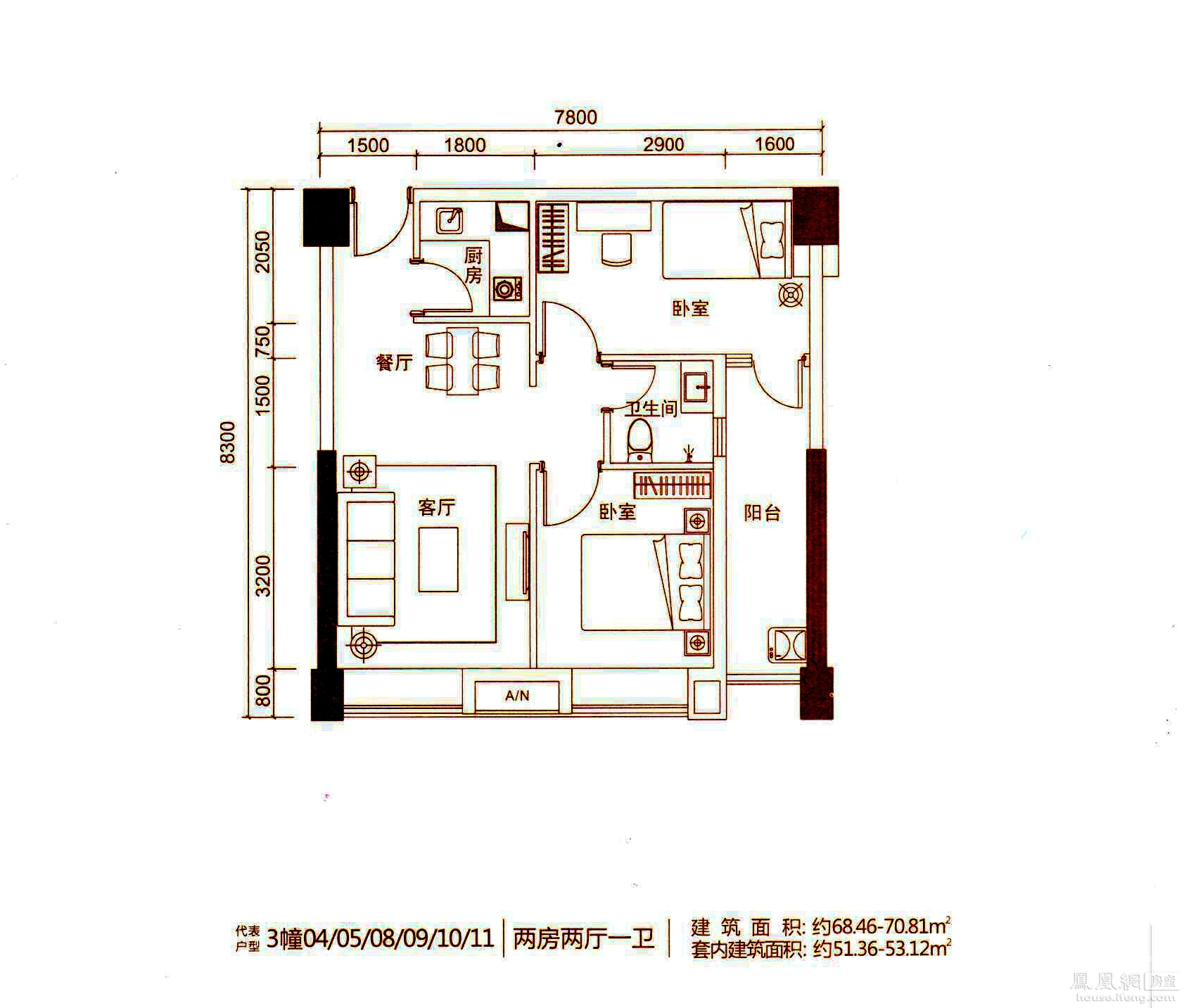 东莞卓越时代广场户型图