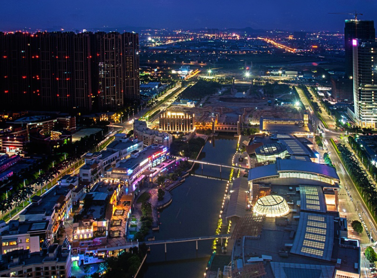 保利mall·佛山夜景鸟瞰