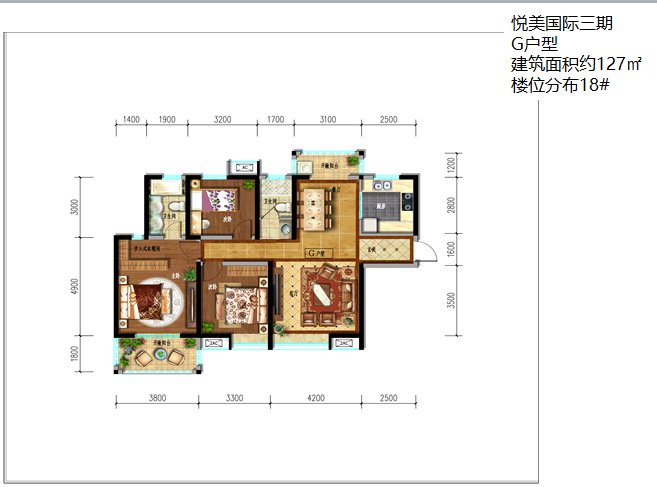 悦美国际户型图