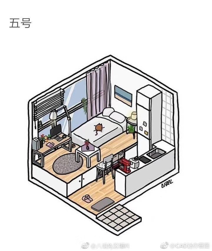 这些房间你其实也可以拥有,一居室帮你脱离租房苦海