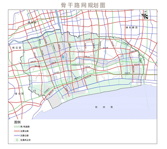 奉贤2035总规公示形成新城海湾奉城三大城镇圈