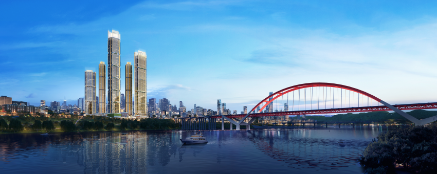 重庆中心效果图(图片经重庆中心授权使用)