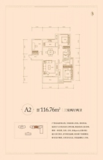 A2户型 116.76