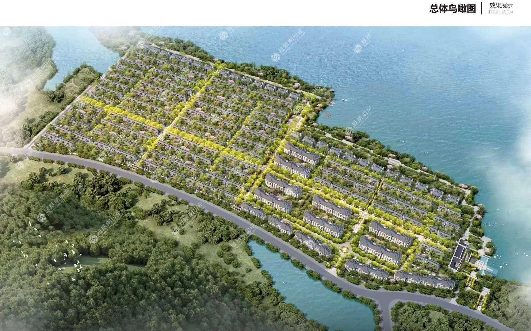 欢乐湾小镇项目鸟瞰图
