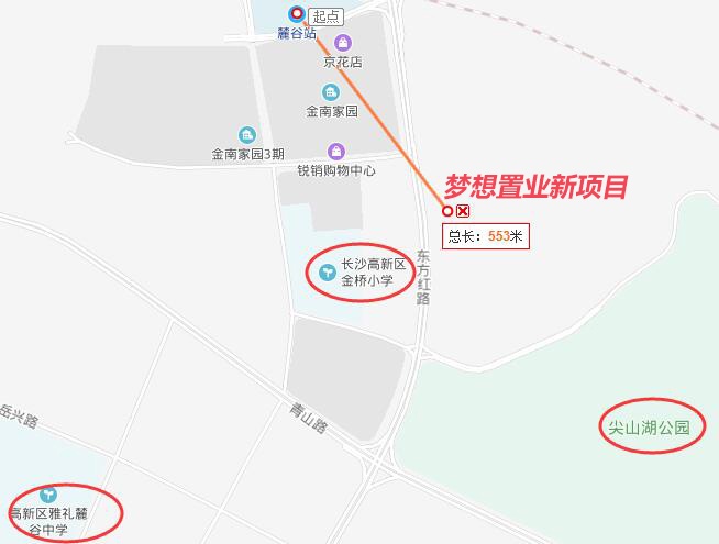 长沙尖山湖片区规划图片