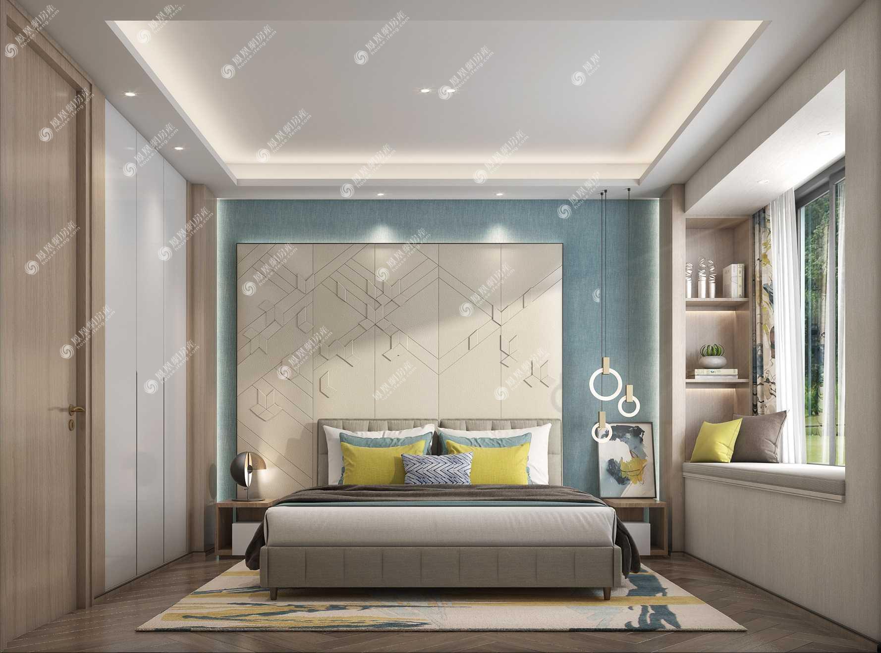 90m²样板间主卧