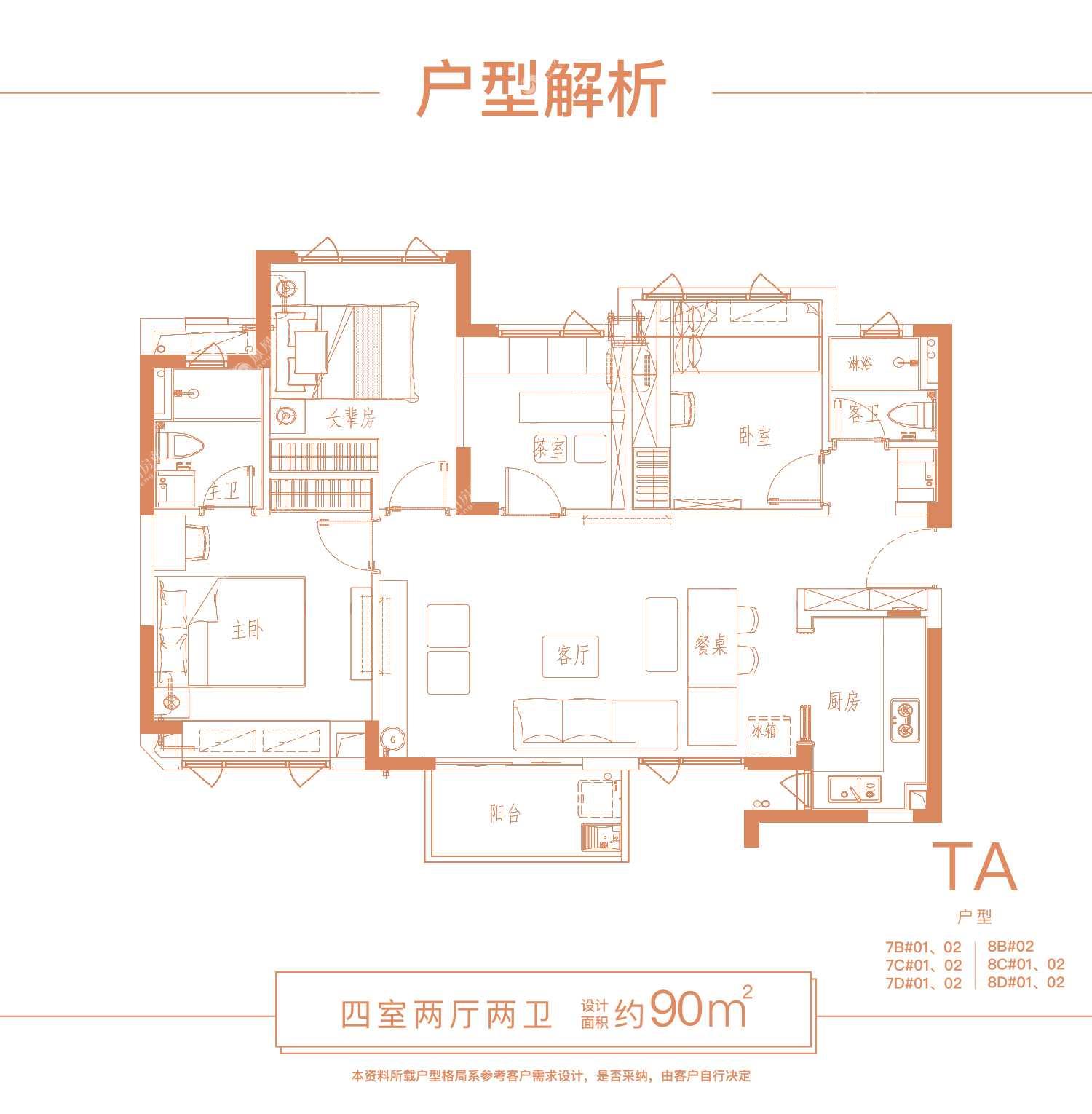 万科金域缇香户型图