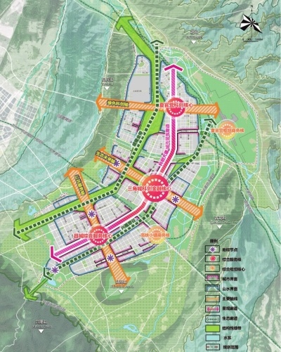榆中生态创新城规划图图片